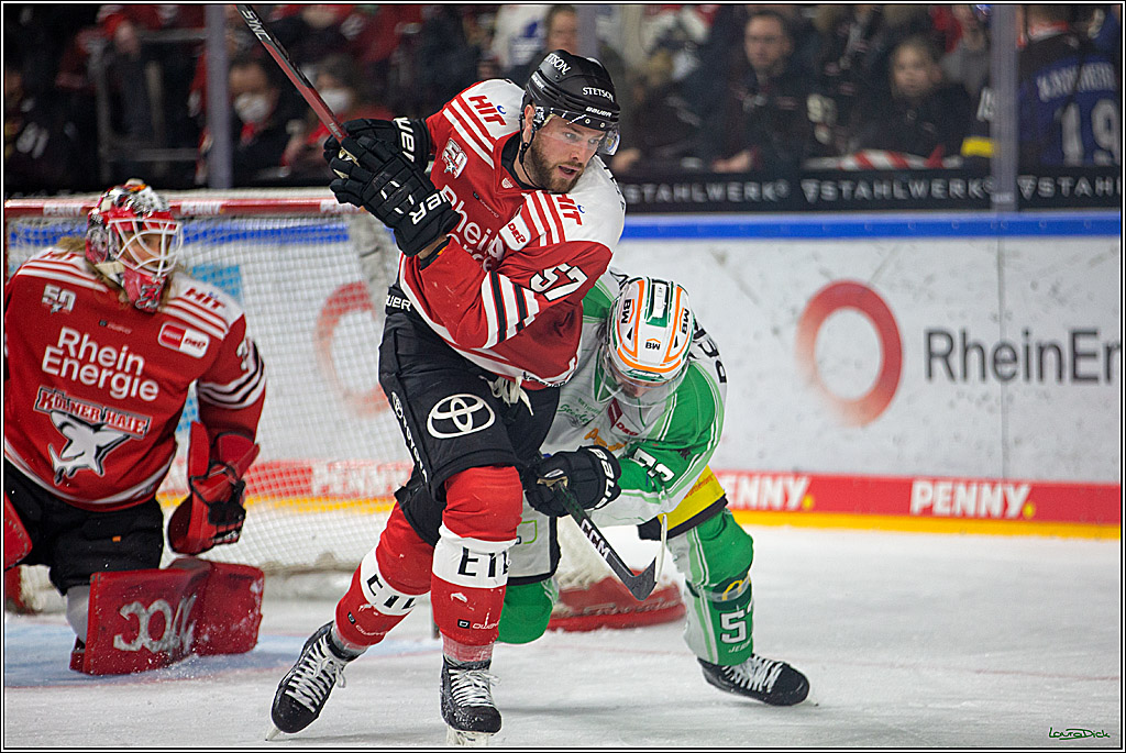 PENNY DEL; Koelner Haie- Bietigheim Steelers; Koeln, 22.01.2023